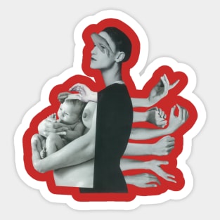 Prehistorical mother Sticker